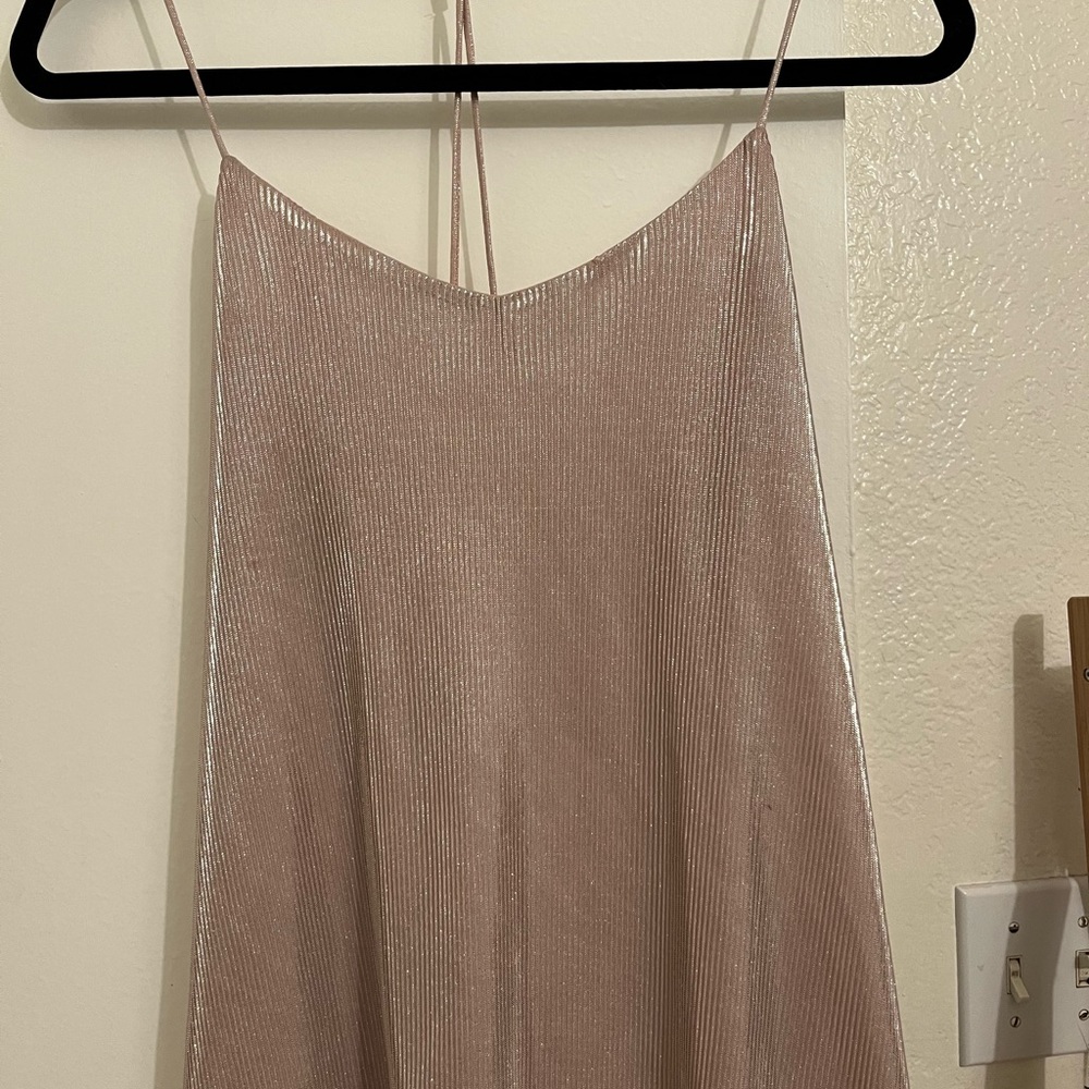 Spaghetti strap dressy tank